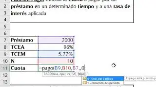 Función Pago | Excel Financiero