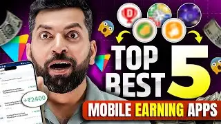 🤑2024 BEST SELF EARNING APP | ONLINE EARNING WITHOUT INVESTMENT | TOP 5 EARNING APPS 2024,Earn Money