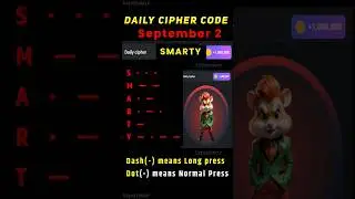 Daily cipher hamster kombat today | 2 September hamster kombat daily cipher combo | 5 million coins