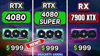 RTX 4080 Super vs RX 7900 XTX vs 4080 - Test in 13 Games [4K] ⭐⭐⭐⭐⭐