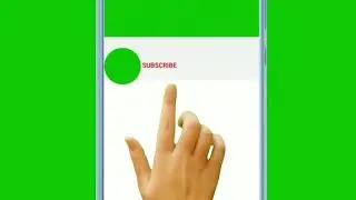 Channel subscribe and bell icon click on mobile green screen , subscribe green screen no copyright