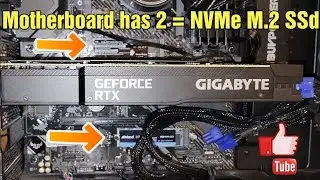 TUF GAMING X570-PLUS Motherboard has Two M.2 MVMe SSD slots!!