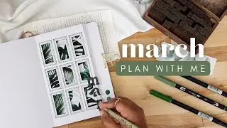 PLAN WITH ME | March 2022 Bullet Journal Setup