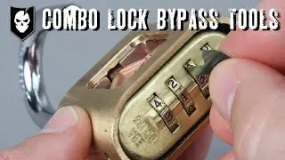 Combo Lock Bypass Tools: Easily Decipher or Bypass a Multi-Wheeled Combination Lock