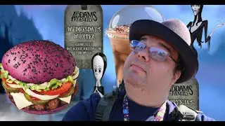 Burger King's New! Wednesday Whopper Review & Taste Test Adams Family Purple Whopper 2024