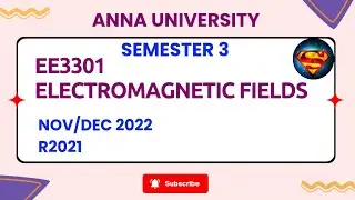 EE3301 Electromagnectic Fields  Nov/Dec 2022