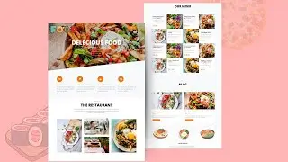 How To Make A Food Website HTML CSS And JavaScript | Restaurant Website #foodwebsite