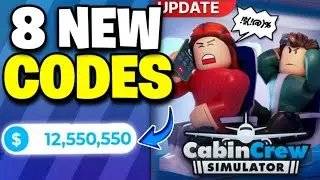 *NEW* CABIN CREW SIMULATOR CODES IN AUGUST 2024! ROBLOX CABIN CREW SIMULATOR CODES