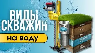 Бурение скважин на воду. Какие скважины бывают