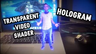 Unity Shader Graph Transparent Video Hologram