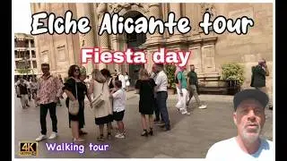 Elche City In Alicante, Spain: La Nit De L'albà And The Virgen's Palm Tree