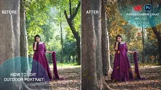 Photoshop cc Tutorial : How To Edit Outdoor Portrait | Winter Effect