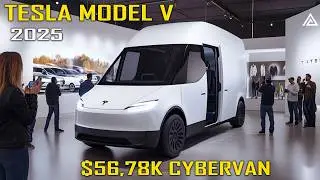 Elon Musk Announces 2025 TESLA Van Model V Project. What Happened? DEEP DIVE!!