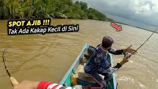 Sungai Besar, Kakap Besar -- Habis ditarik Monster, Gantinya 3 Jenis Ikan Kakap Besar Berhasil Naik