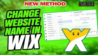 How to change website name in wix 2024