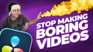 How To STOP Making BORING Videos And Boost Watch Time Davinci Resolve Tutorial