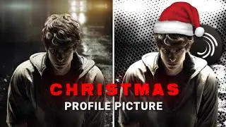 How to make christmas profile picture on alight motion