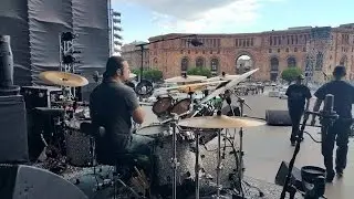 John Dolmayan (System Of A Down) Soundcheck in Armenia