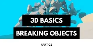 Basics of Breaking 3D Objects - Part 02 - Houdini Tutorial