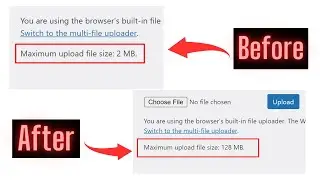 How to increase the maximum upload file size in wordpress