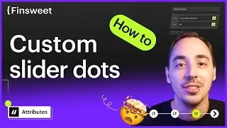 How to customize native slider dots in Webflow