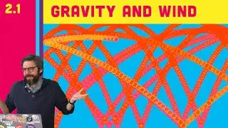 2.1 Simulating Forces: Gravity and Wind - The Nature of Code