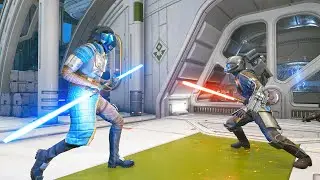 STAR WARS NPCs Fight Lightsabers Duel  - Star Wars Jedi Survivor NPC Battles