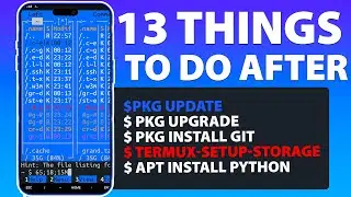 13 Things to Do After Installing Termux 🔥