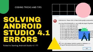 [Solved] Android Studio Error after updating to Android 4.1 - Solving Android Studio Errors