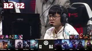 G2 vs BLG - Game 2 | Round 2 LoL MSI 2023 Main Stage | G2 Esports vs Bilibili Gaming G-2 full game