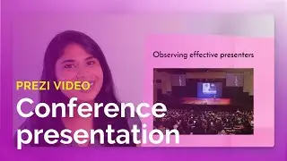 How to give a good conference presentation