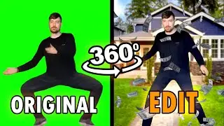 360º VR MrBeast rizz Original vs Edit | MrBeast Rizz Dance Meme