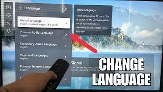 How To Change Language on LG Smart TV (Audio & Menu)