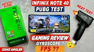 Infinix Note 40 Pubg Test | FPS | Gaming Review | Heat Test | Antutu Benchmark | Price in Pakistan