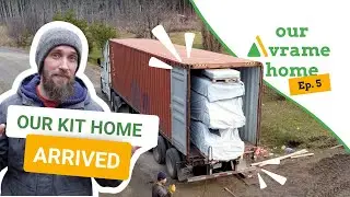 Our Avrame Home - Episode 5: Unloading Trio 120 from Shipping Container