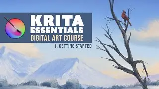 Krita Tutorial for Beginners 2024 - Getting Started (Lesson 1) 🎨