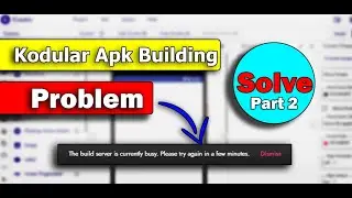 Kodular Application Export Error || How to solve kodular export problem || MIT App Inventor Tutorial