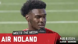 Air Noland discusses his progression from spring to fall, competing in fall camp