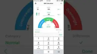 BMI CALCULATOR WEIGHT LOSS app How to use?