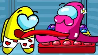 CUP SONG with POP IT (Among Us animation)