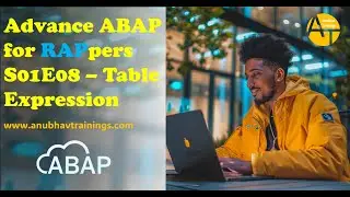 S01E08 Table Expression in ABAP | Exploring Table Expressions in ABAP: A Step-by-Step Guide