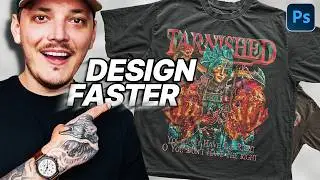 How I design any merch concept in under an hour!