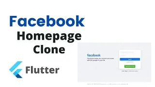 Facebook UI Clone Using Flutter - Flutter Responsive UI Challenge