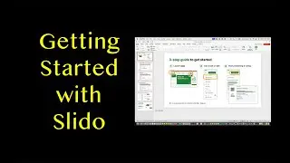 Get started with Slido. Setting up and using it