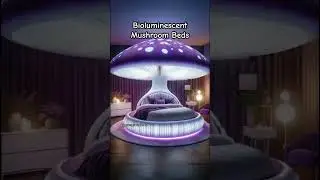 I never knew i needed a mushroom bed until just now! 🍄🍄🍄#mushroom #mushroomart #bedroomdesign