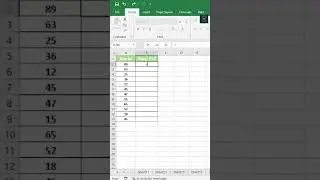 Fail/Pass Formula in Excel #shorts