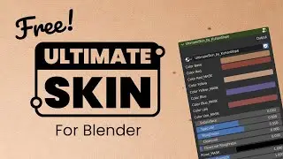 UltimateSkin - Procedural Skin Shader for Blender (FREE DOWNLOAD)