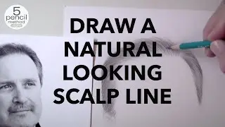 How to Draw a Natural Looking Scalp Line - Critique Series #2