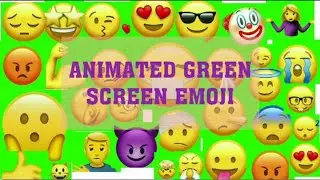 Animated Emoji green screen/Emojies green screen free download/Live smily