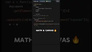 Create Amazing Canvas Animation with HTML Canvas | HTML5 Canvas Tutorial #shorts #coding #JavaScript